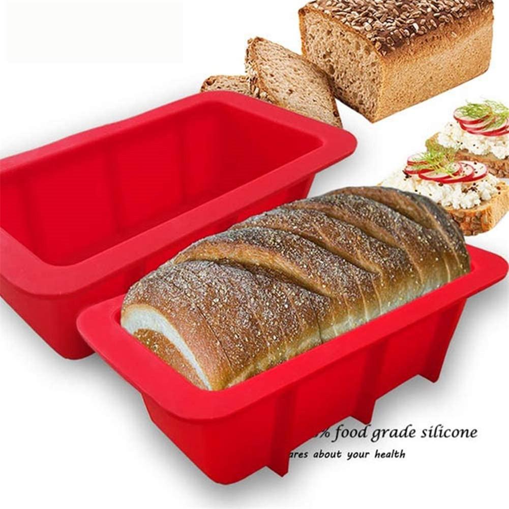 Siliconen cakevorm broodvorm antiaanbakvorm rechthoekige bakvorm bakvorm bakvorm