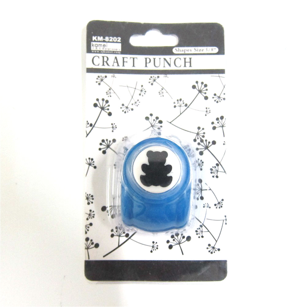 1PC 15mm Kids Scrapbooking Punches Handmade Card Craft Printing Hole Punch DIY Paper Craft bear Shape