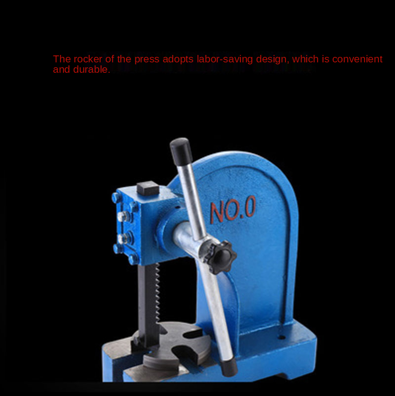 1T Manual N Desktop Hand Punch Press Machine Metal Arbor Press Tool Multifunctional Metal Leather Die Cutting Punching Machine .