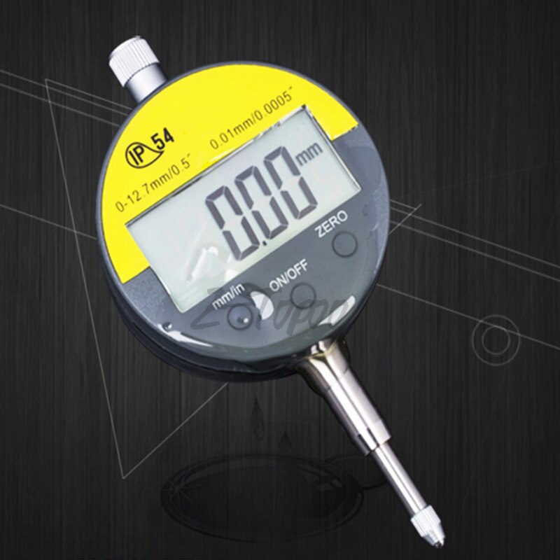 Oil-proof IP54 Digital Micrometer Electronic Micrometro Metric/Inch 0-12.7mm/0.5" 0.01mm Precision Dial Indicator Gauge Meter