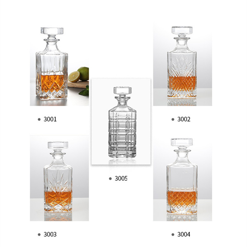 Luxe Glazen Karaf Fles Wijn Fles Whisky Karaf Alcohol Container Schenker Wijn Karaf Vodka Crystal Glas Home Bar