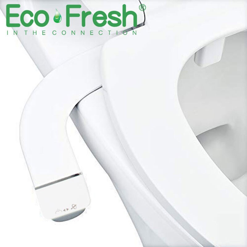 Toilet Seat with Bidet Fresh Water Spray and Self-Cleaning Nozzle and Hygienic Protection Grille, Not Electro-Mechanical Easy