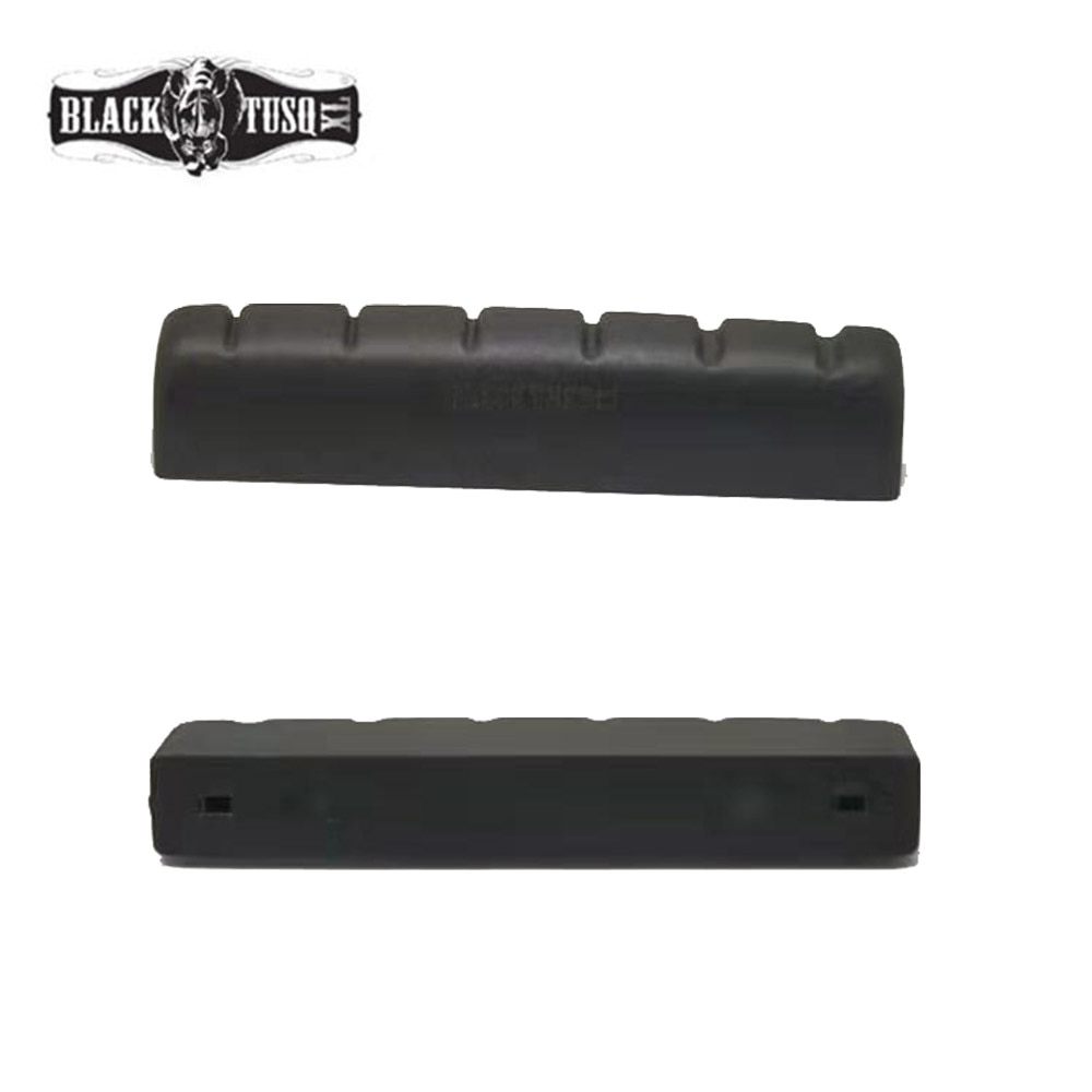 Graph Tech, PT-6060-00 TUSQ XL, 1/4 ", tuerca ranurada de 6 cuerdas para guitarra de estilo epixon, negro