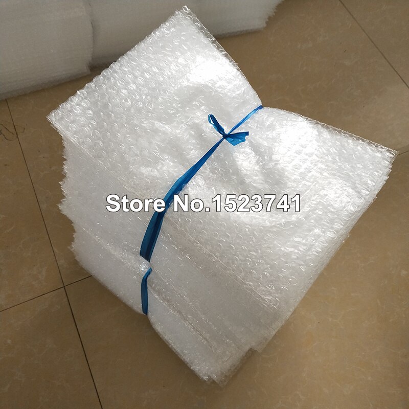 100PCS 250x350mm Plastic Wrap Envelope white Bubble packing Bags PE clear bubble bag Shockproof bag double film bubble bag