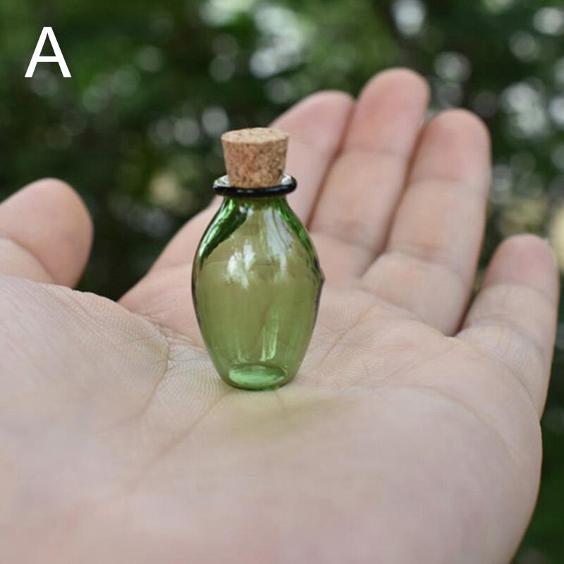 Mini Glass Bottles Cork Stopper Small Empty Glass Bottle With Cork Decorative Wish Glass Jars Wedding Containers Craft: A