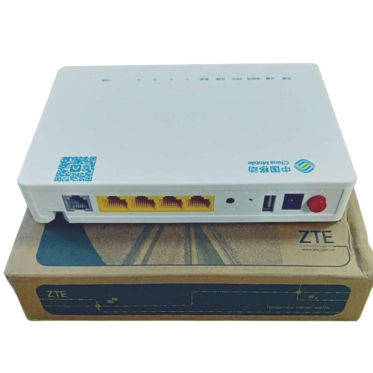 Ftth Gpon Onu Zte Modem Fiber Optische Telecom Zte F663N Router 1GE + 3FE + 1 Potten + Wifi Toepassing ftth Modi Terminal