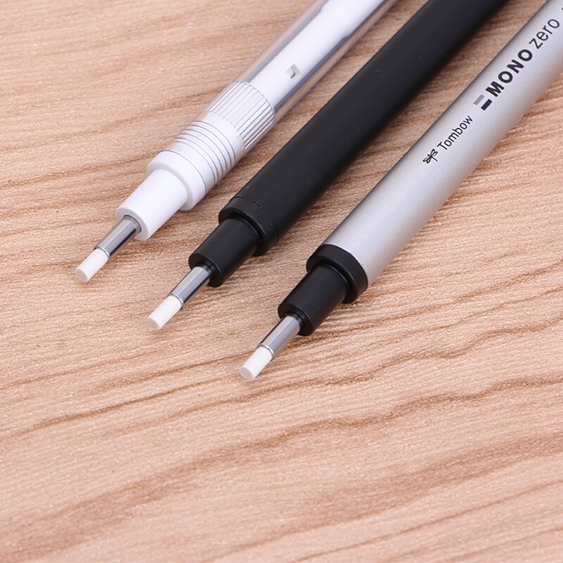 Round Tip Eraser Refill Pack Ultrafine Pencil Rubber Perfect Revise Details Drawing Eraser Pen Accurate Correction