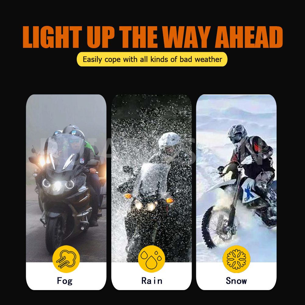 1PCS 18W H6 BA20D P15D P15D-25-3 P36D Lamp 6V 10-80V 6000K motorfiets Koplamp Moto LED Super Heldere Autobike Mistlamp ATV Lamp