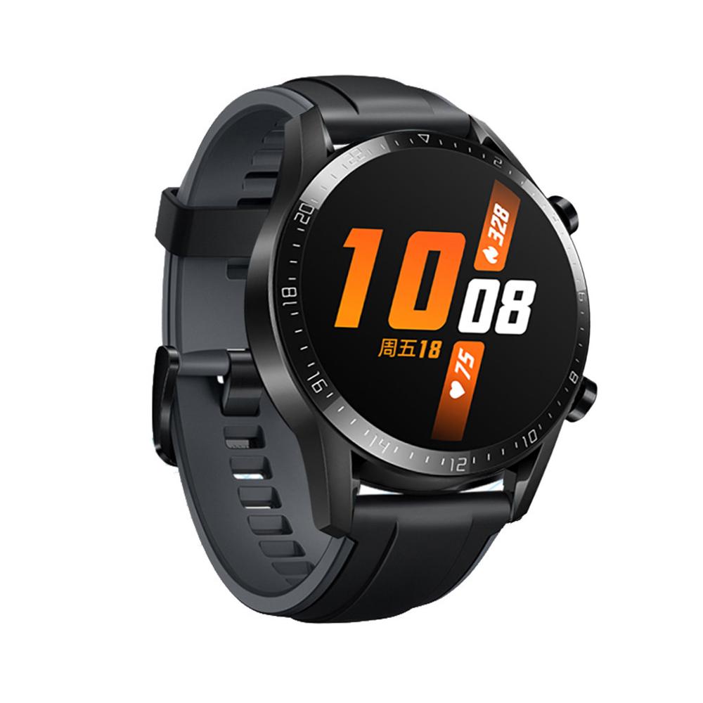 Silikon Edelstahl Ersatz Gurt Uhr Band Handgelenk Gurt für Huawei Uhr GT2 46mm Sport Ersatz Uhr Band