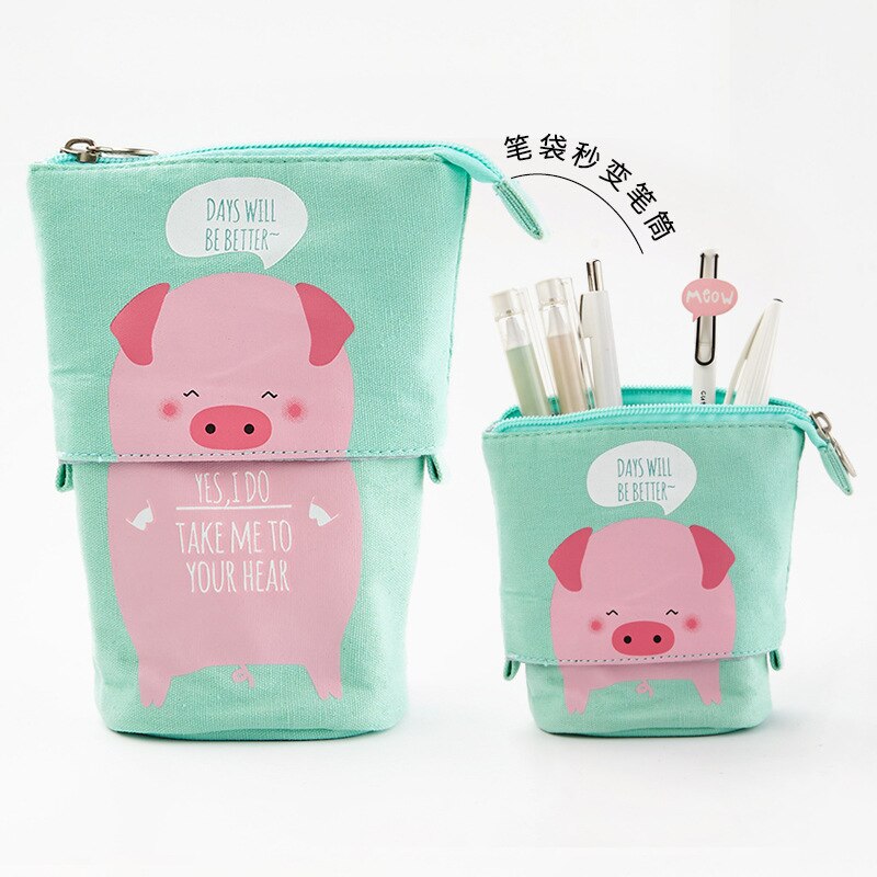 TULX back to school cute pencil case pencil case kawaii kawaii bag kawaii makeup pencil case stationery: 6