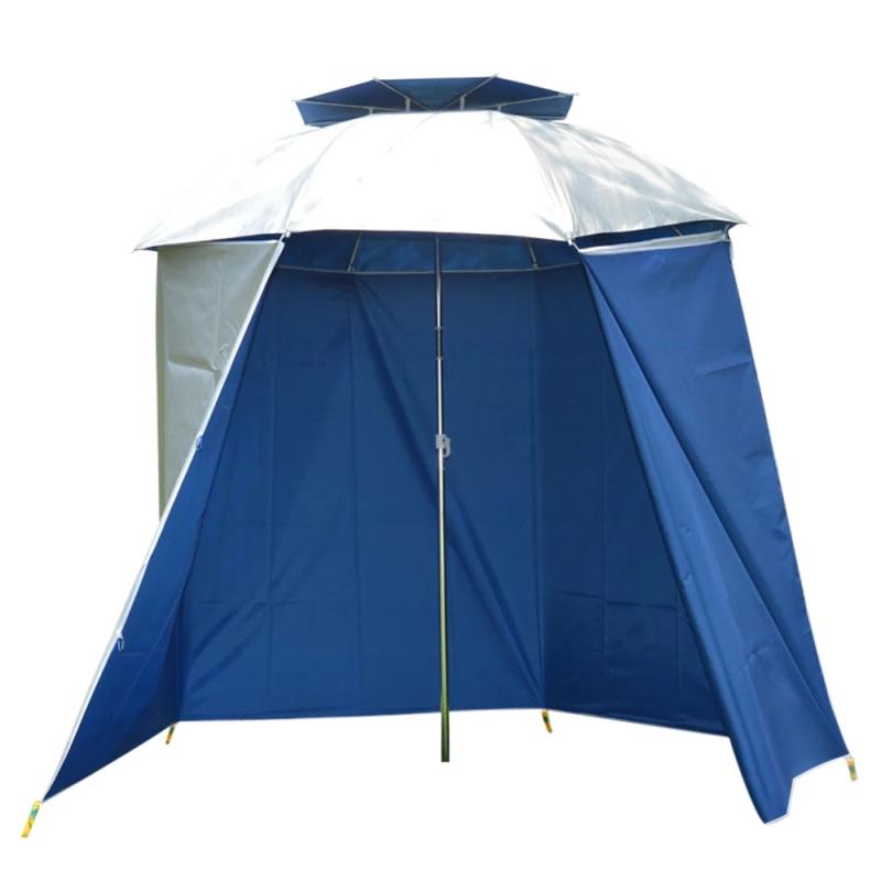 4.8M Regendicht Muur Tent Doek Van Vissen Paraplu Opvouwbare Schaduwdoek Strand Zon Beschermen Schort Snti-Ultraviolet Doek voor Campin: Style 2