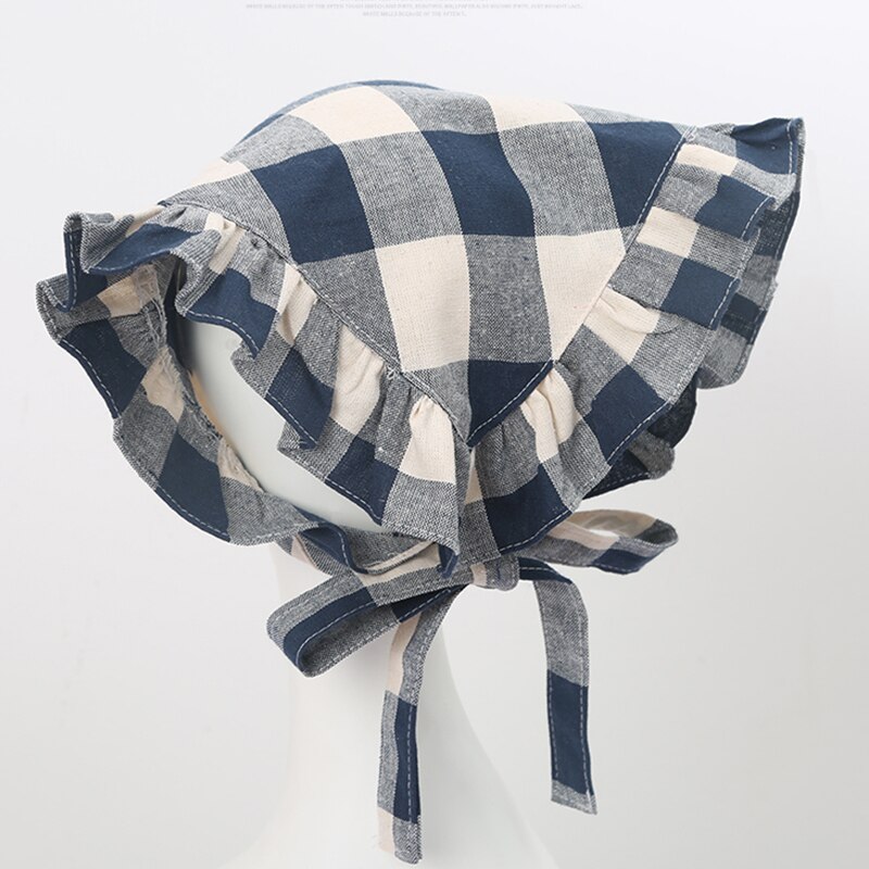 Gorros de cocina para Catering, cafetería, panadería, para cocinar trabajando en restaurante, gorro de Chef, camarera de Hotel, pastelería, gorra de cuadros ajustable