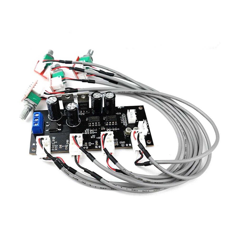 AIYIMA NE5532 scheda preamplificatore tono Treble Bass Midrange regolazione del tono del Volume preamplificatore per amplificatore di potenza