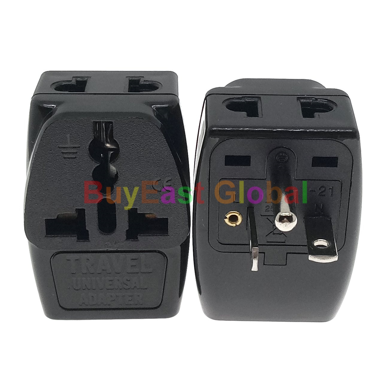 3 IN 1 - US Taiwan NEMA 6-20P Electrical Plug Adapter AC100~250V 10A Black Color