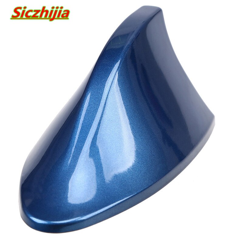 Shark fin antenna AM / FM radio signal antenna for BMW 1 2 3 4 5 6 7 Series X1 X3 X4 X5 X6 325 328 F30 F35 F10 F18 GT E36 E38: Blue