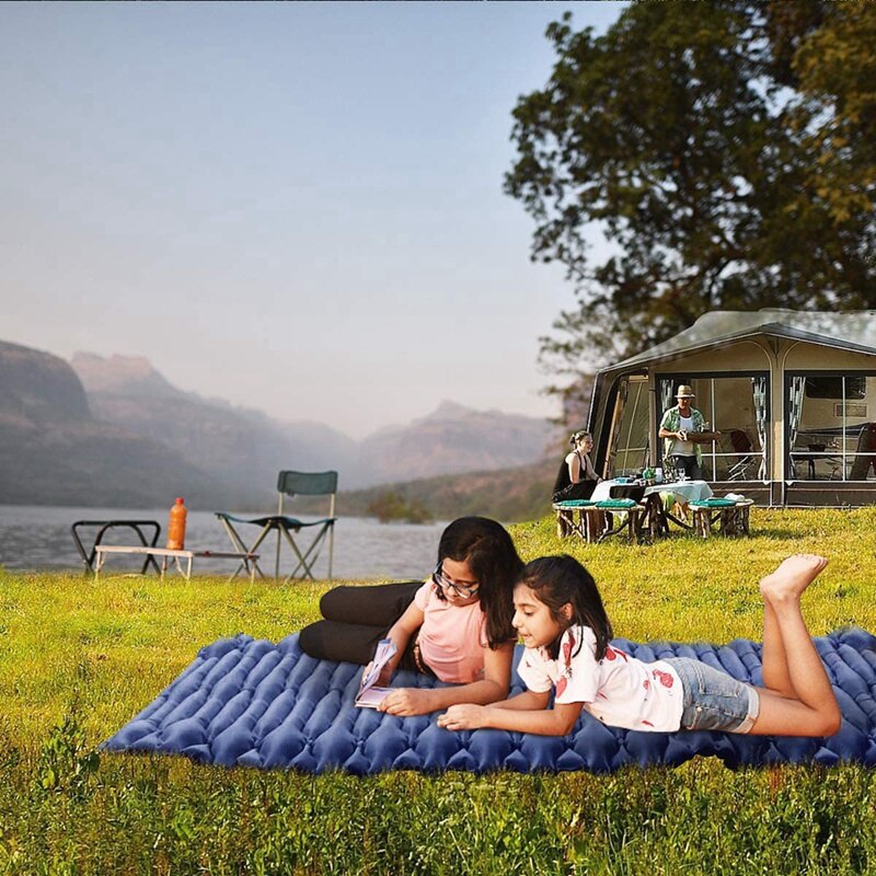 Camping-isomatte: die beste tragbare, ultraleichte isomatte für outdoor-aktivitäten wie camping, rucksackreisen und wandern.