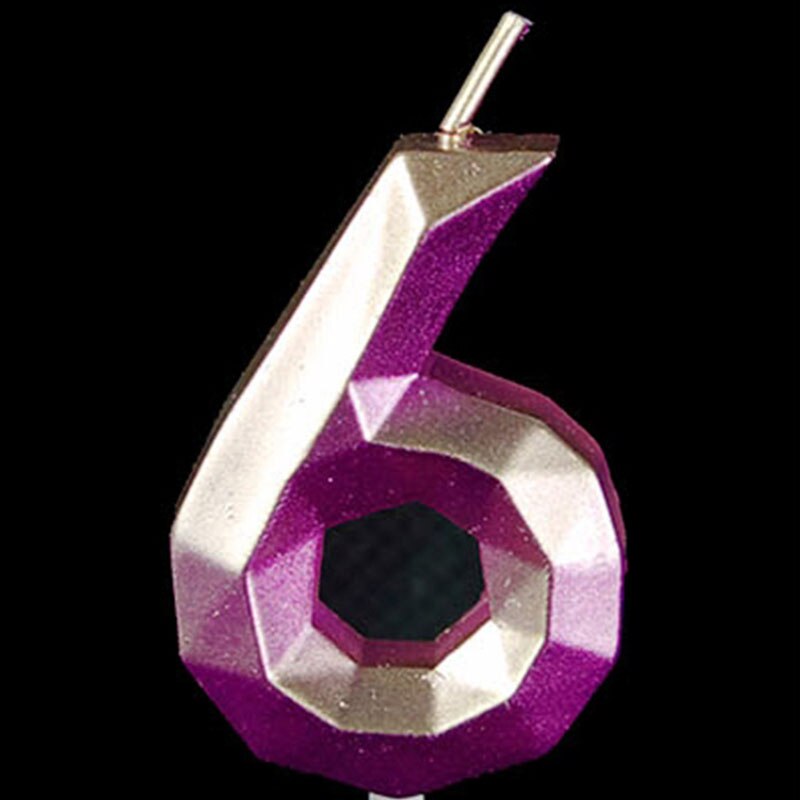 Verjaardag Kaarsen 1 2 3 4 5 6 7 8 9 0 Gold Kids Jongen Meisje Verjaardag Voor Cake Party levert Decoratie Cake Kaarsen: 6