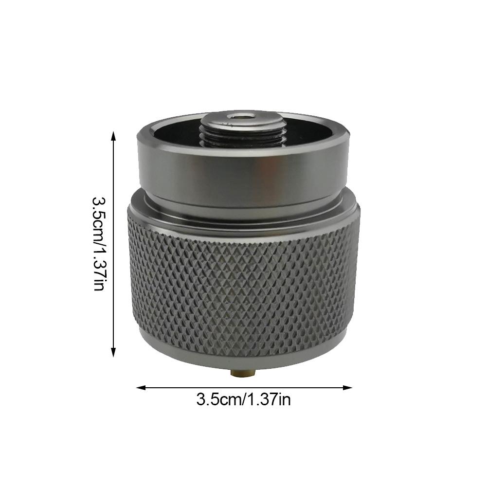 1PCS Propane Gas Tank Converter Adapter Outdoor Camping Stove Adapter With Self-closing Function Camping Equipment