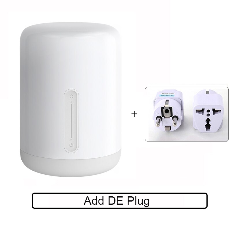 Xiao mi mi jia lampe de chevet 2 lumière intelligente commande vocale Bluetooth WiFi connexion contrôle tactile pour mi maison App Apple Homekit Siri: Add DE Plug
