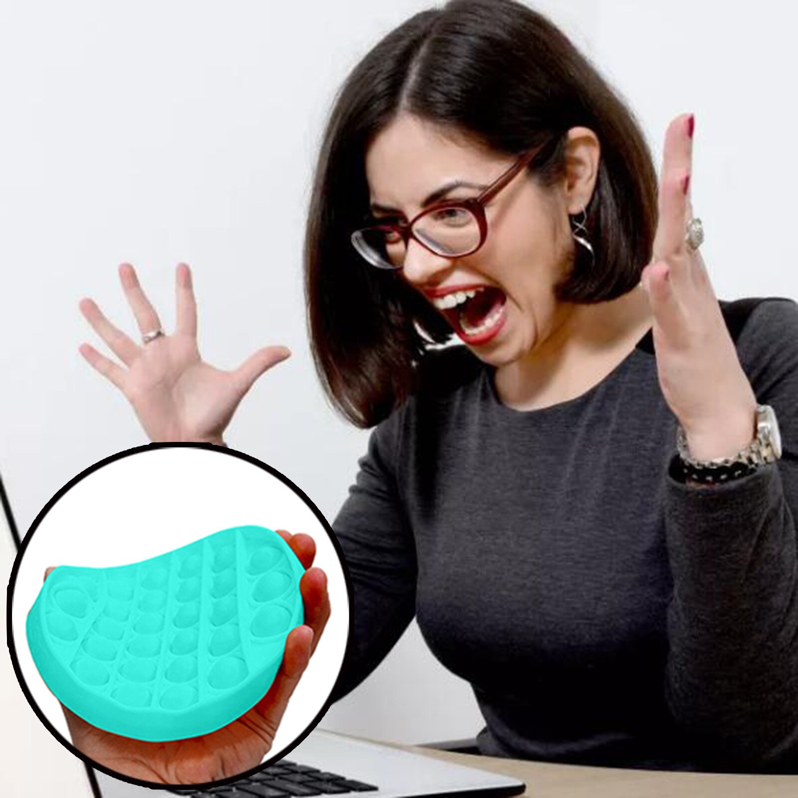 Push Pop Bubble Sensory Fidget Toy Funny Squishy Antistress Toys Autism Stress Relief Reliever Silent Classroom антистресс