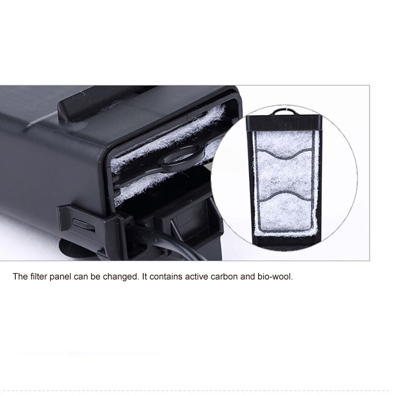 Resun CX-100 CX-200 fontanna styl akwarium żółw jaszczurka akwarium niski filtr wewnętrzny wody