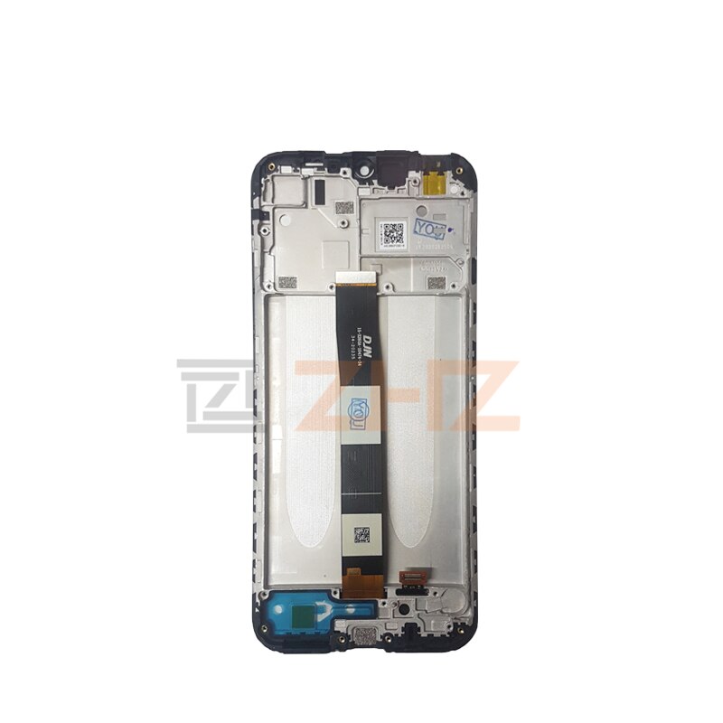 for Xiaomi Redmi 9A/ 9C lcd display Digitizer assembly With Frame for Redmi 9c display Replacement Repair Parts 6.53": Black with frame