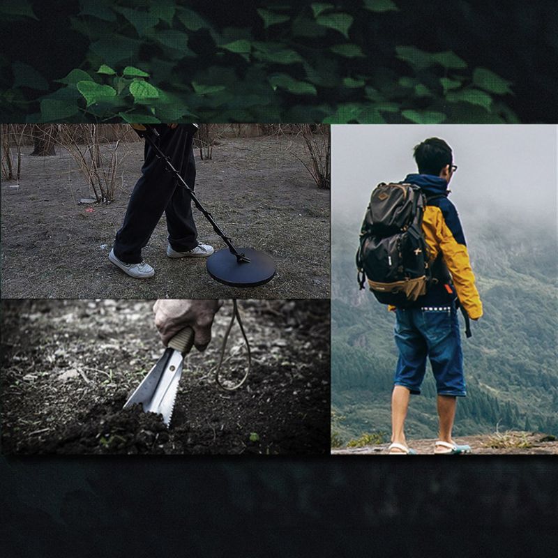 Détecteur de jardin de détection de métal de pelle de bord dentelé avec l'acier inoxydable de gaine