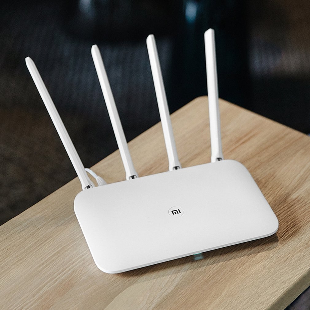 Router Xiaomi 4 Wireless Home Wall-Penetrating Wifi Dual-Band High-Speed Fiber Optic Port Indoor Wireless Network Router