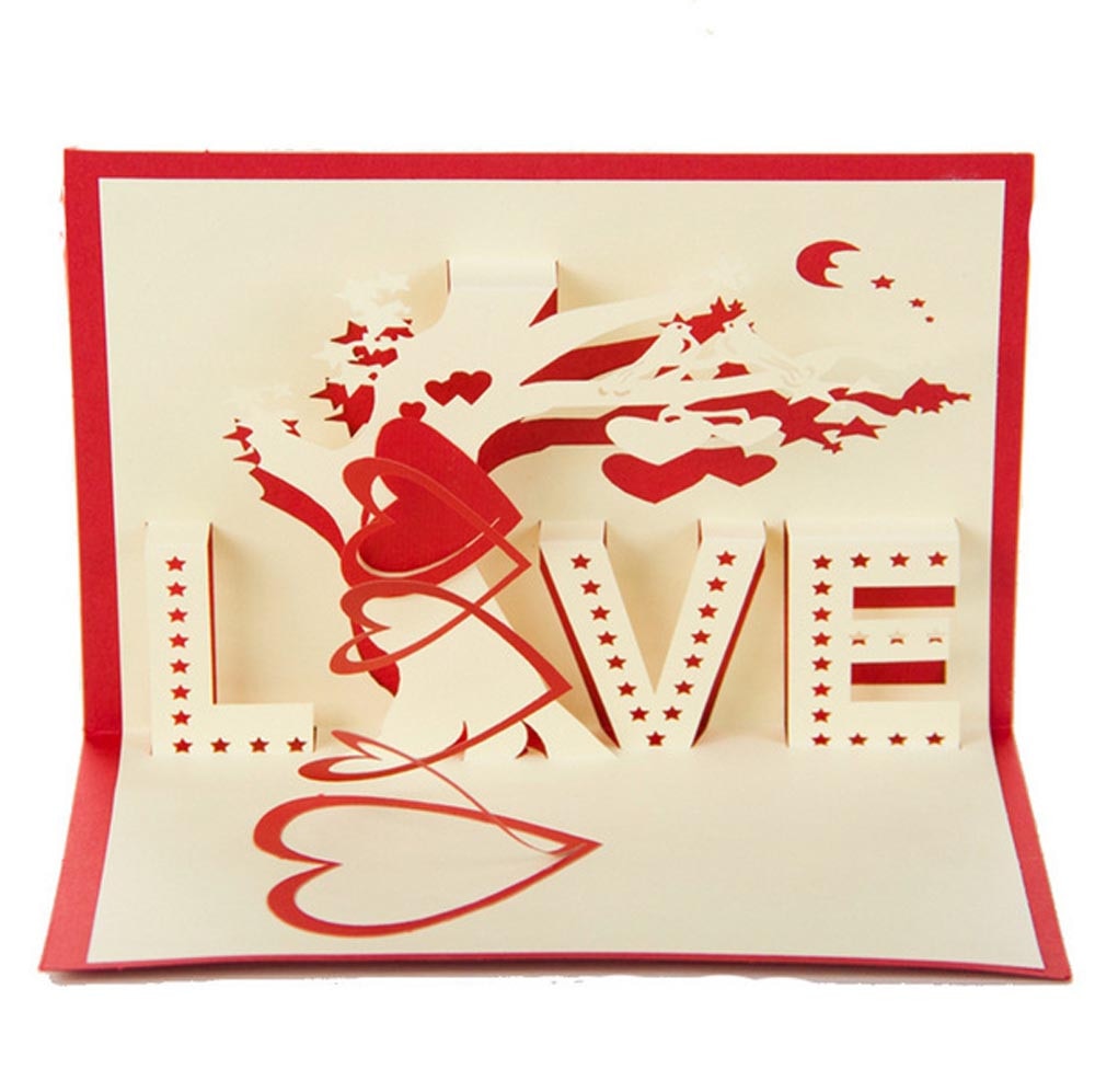 3D Pop-Up Cards Birthday Card for Girl Kids Wife Husband Birthday Cake Greeting Card Postcards Card Envelope Stickers