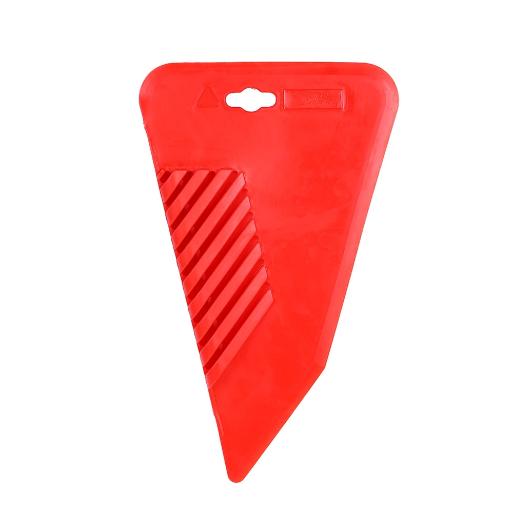 Cepillo portátil grande rojo de goma bisel pintura de pared raspador de mano herramienta de pintura de pared para pared/gabinete/piso