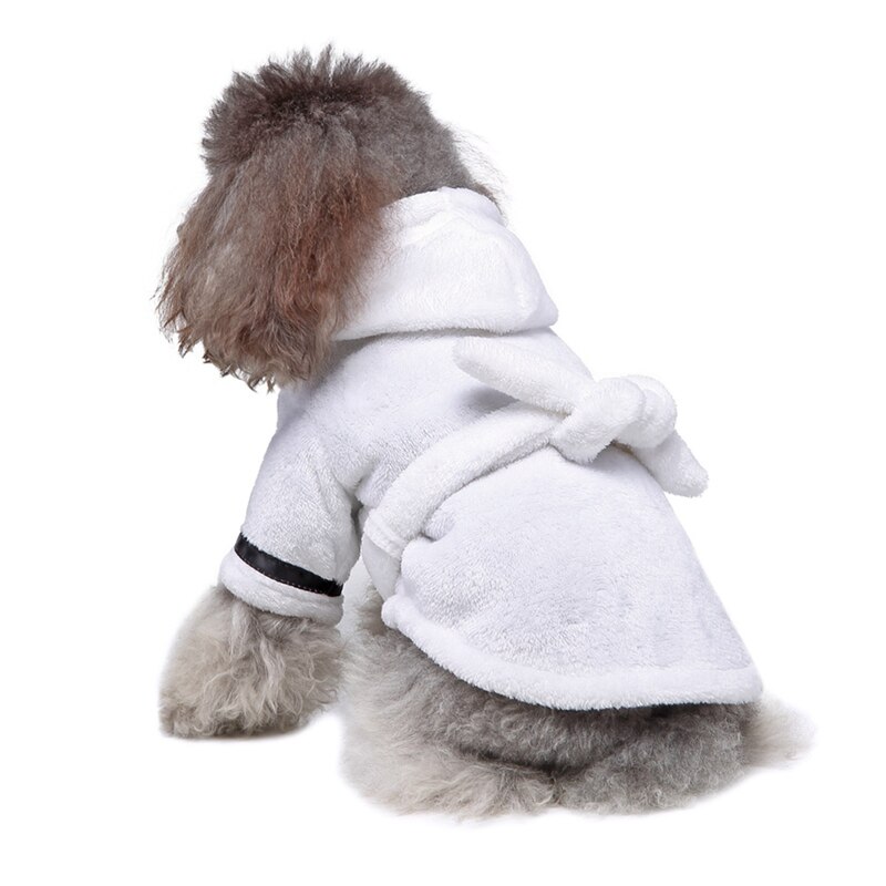 Pet Dog miękka piżama pies kot Bathrob śpiąca odzież kryty kąpiel zwierząt domowych chłonny ręcznik do suszenia ubrania dla szczeniąt psy koty strona główna