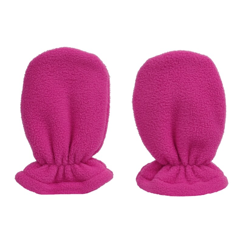 Baby Gloves Winter Warm Plus Velvet Mittens Children Kids Lined Fleece Gloves