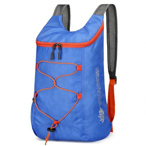 Outdoor inpakbare rugzak Opvouwbare kampeerrugzak met grote capaciteit Anti-splash Reizen Wandelen Dagrugzak Sporttas voor heren Dames: Bruin