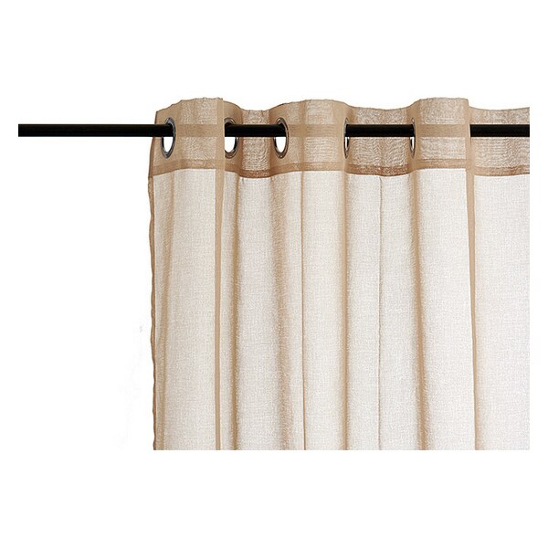 Gordijnen Beige Polyester (260X140 Cm)