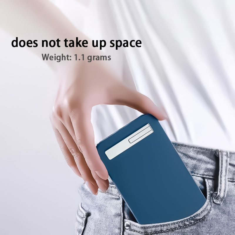 Ultra-thin Mini Metal Folding Mobile Phone Holder Stand for iPhone Samsung Xiaomi Invisible Portable Phone Kickstand Bracket