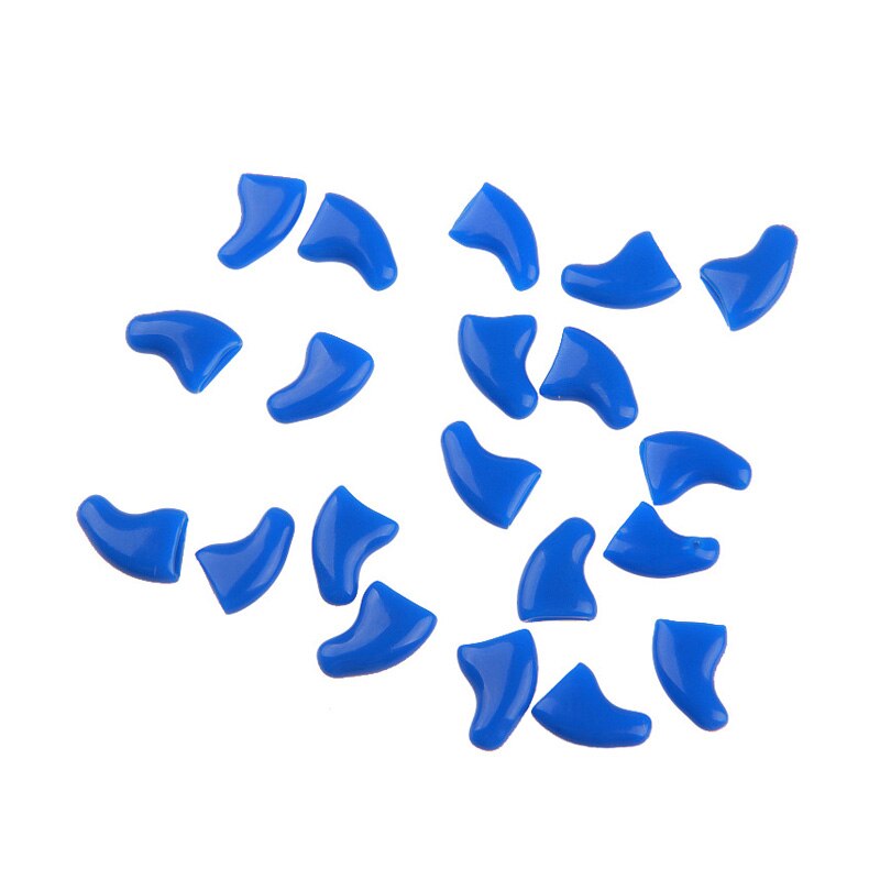 20Pcs Soft Cat Nail Caps Pet Paw Claws Voor Kat Nail Grooming Protector Cover Met Lijm Lijm Cat Grooming levert: 02