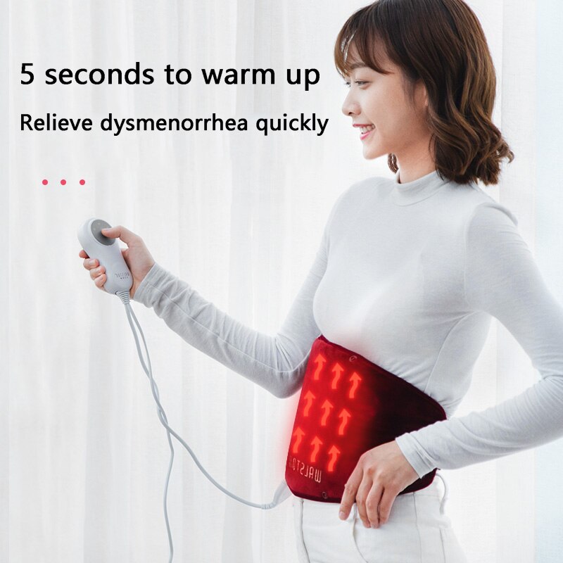 Uterus Warmer Electric Heating Pad Warm Stomach 5 Level Adjustment