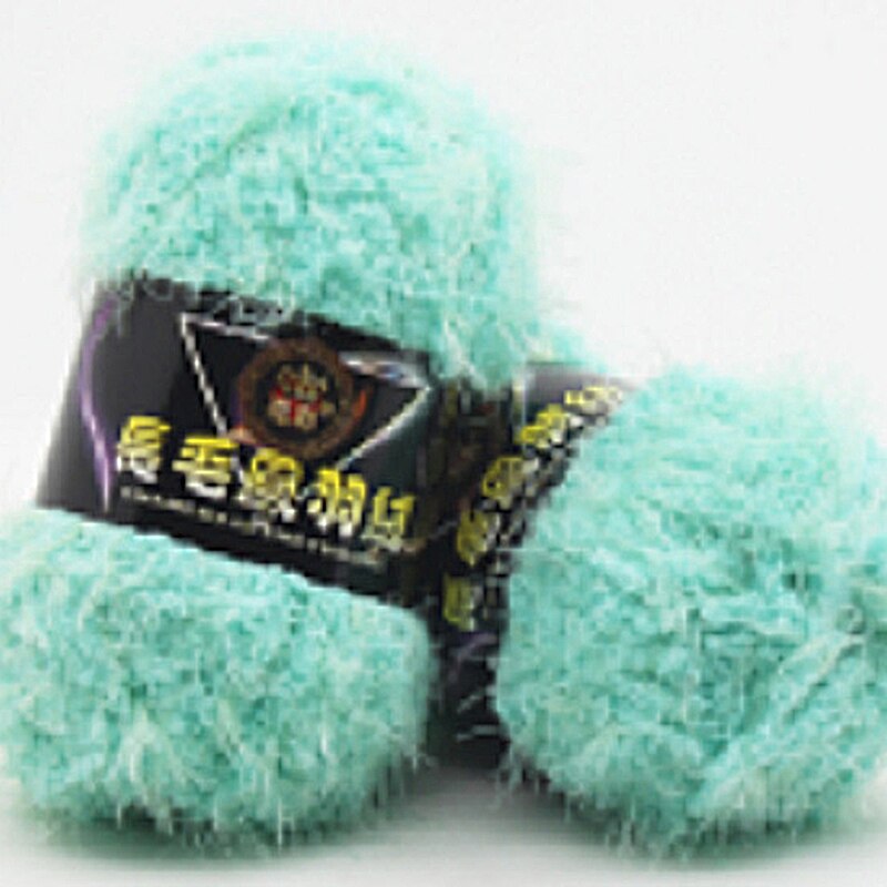 50g/rollen Samt Garn betroffen Wolle Faux Nerz Dicke Warme Häkeln betroffen Garne Baumwolle Baby Wolle DIY Hand-gestrickte zur Seite fahren
