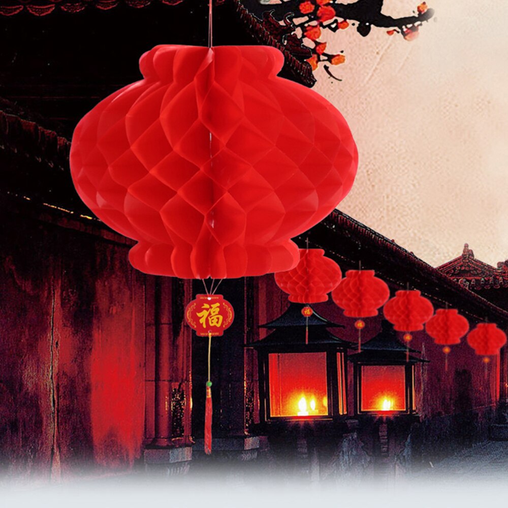 15pcs Chinese Lanterns Unique Hanging Lantern Decor for Home Outside Outdoor