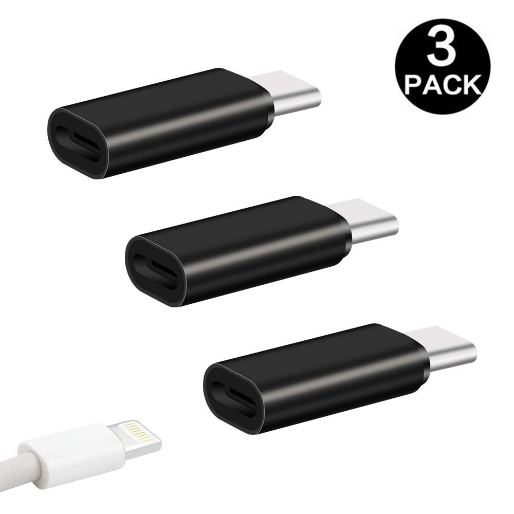 3PCS Metal Usb Type C To Lightning Adapter for Samsung Galaxy S9 S10 S20 Plus IPhone 11 Pro Max X 7 8 USBC To Ios Jack Converter