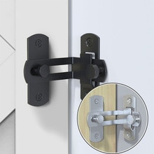 Barn Door Cast Steel Hook Latch Lock Decoration Right Angle Sliding Door Buckle