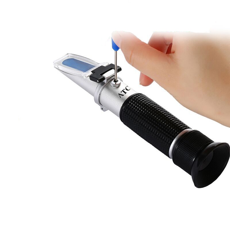 Handheld Salinity Refractometer Salinity Meter Salt Specific Gravity Tester Salinometer Seawater Hydrometer Optical Instrument