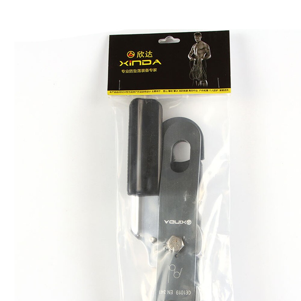 XINDA Rock Climbing Descent device STOP Handle-Control Abseiling Device Downhill Descender Rappelling Brake