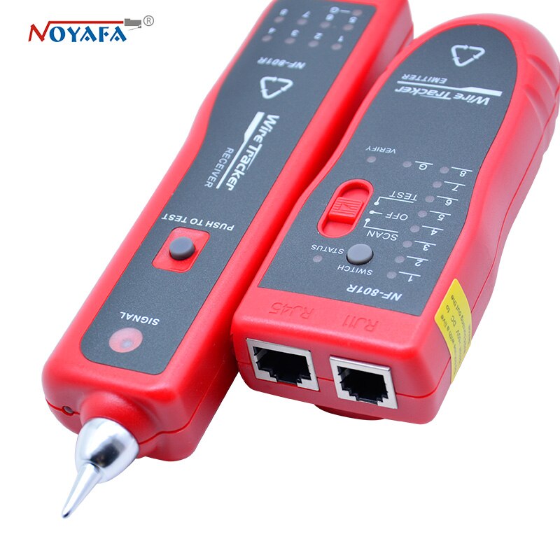 Nf -801 rød farve multifunktion kabel detektor netværk telefon telefon kabel tester nf _801