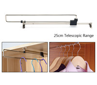 Armario extraíble ajustable de 200/300/350/400/450mm, suspensión Rail de suspensión, carril extensible, organizador de almacenamiento: 250mm