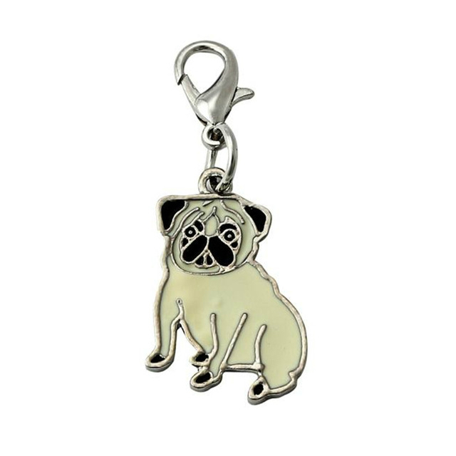 Disco de identificación para perro colgante de 25mm con placa de identificación de Mascota, accesorios de esmalte, Collar con etiqueta para perro, etiquetas de identificación en 15 colores: B5