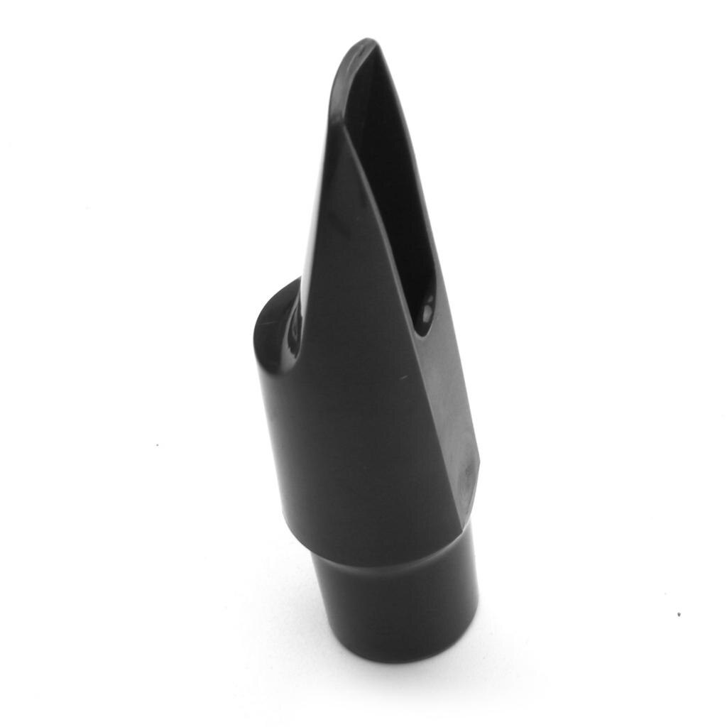 Alto Saxophone Mouthpiece Kit with Silicone Ligature, one reed and Plastic Cap - Black for Sax Repair