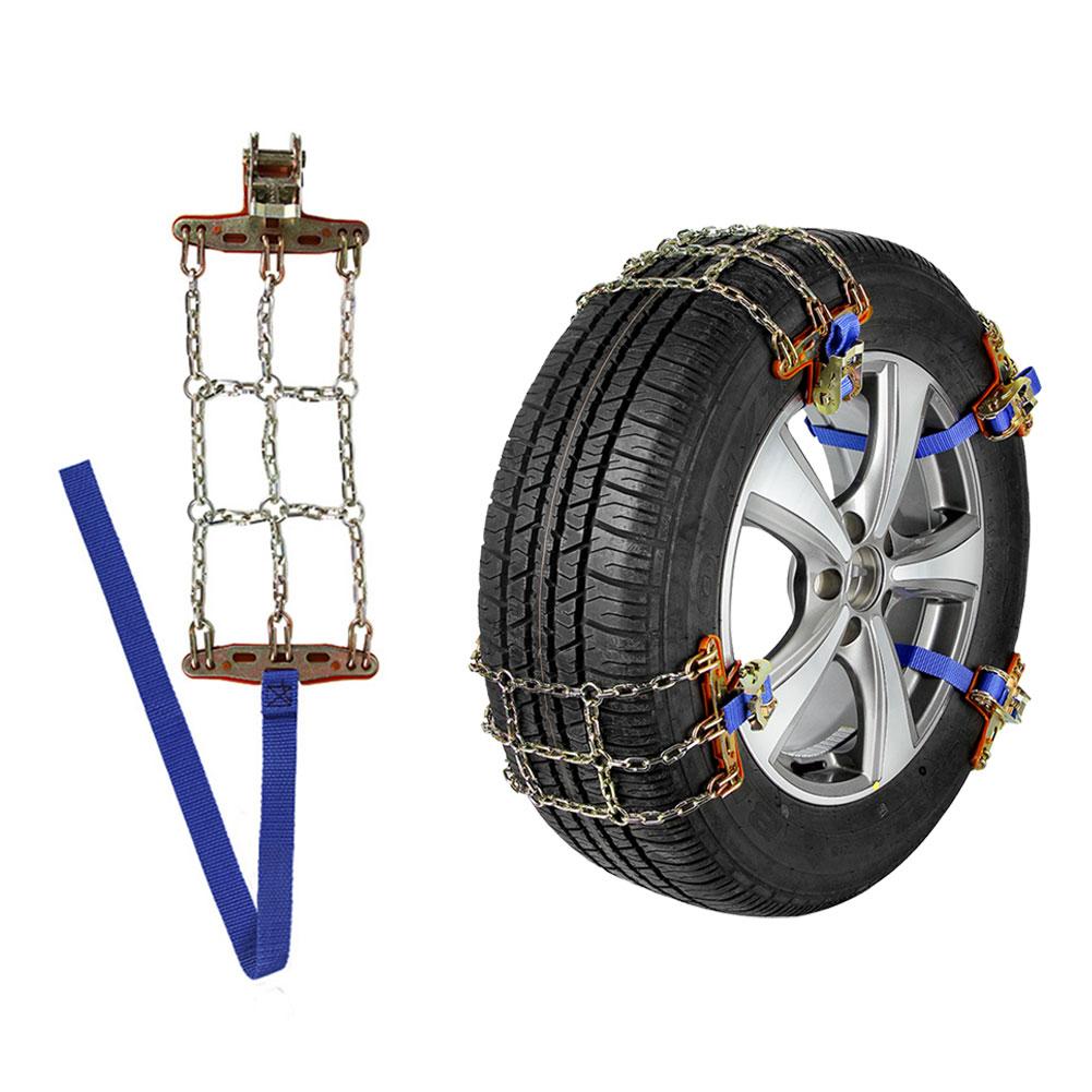 1PC Auto Sneeuwketting Emergency Anti-slip Band Keten Voor SUV Pickup Truck Ijs Sneeuw Modderige Weg Auto sneeuwketting Voor Pickup Trucks Auto