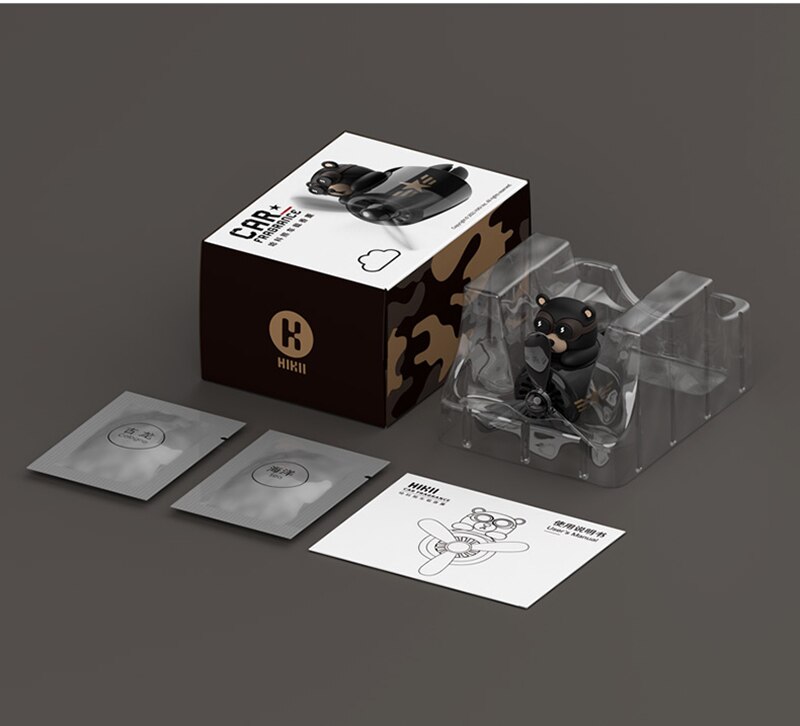 Parfyme bil luftfrisker 1pc mini vifte søt automatisk luftventilklips utløp aromaterapi bil-styling interiør tilbehør: Svart