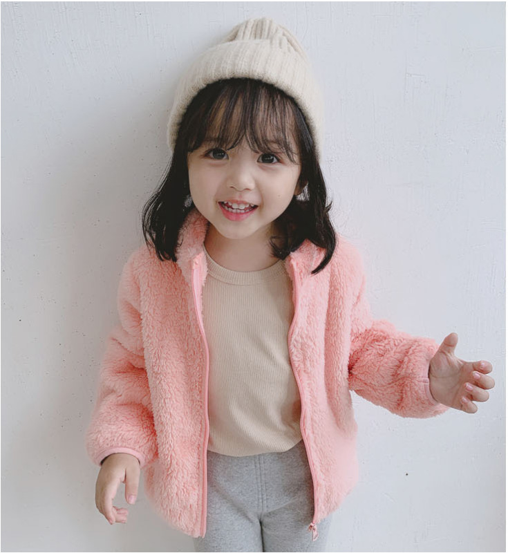 Neue 1pc Kleinkind freundlicher Baby jungen mädchen Vlies jacke Winter warme Mantel
